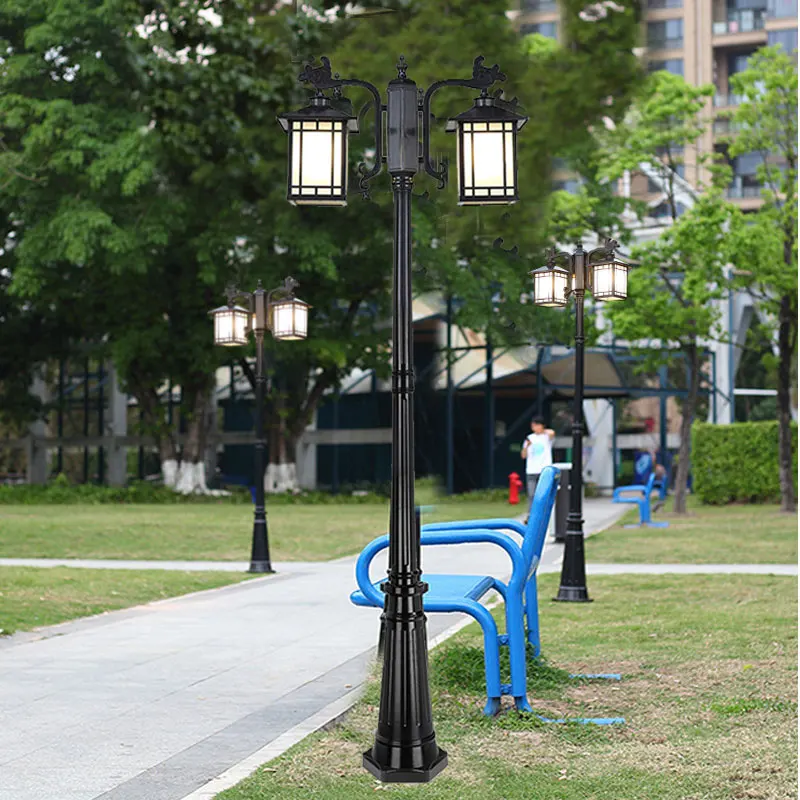 LED 가정용 야외 방수 마당 정원 빌라 잔디밭 야외용 높은 기둥 가로등 ?230CM