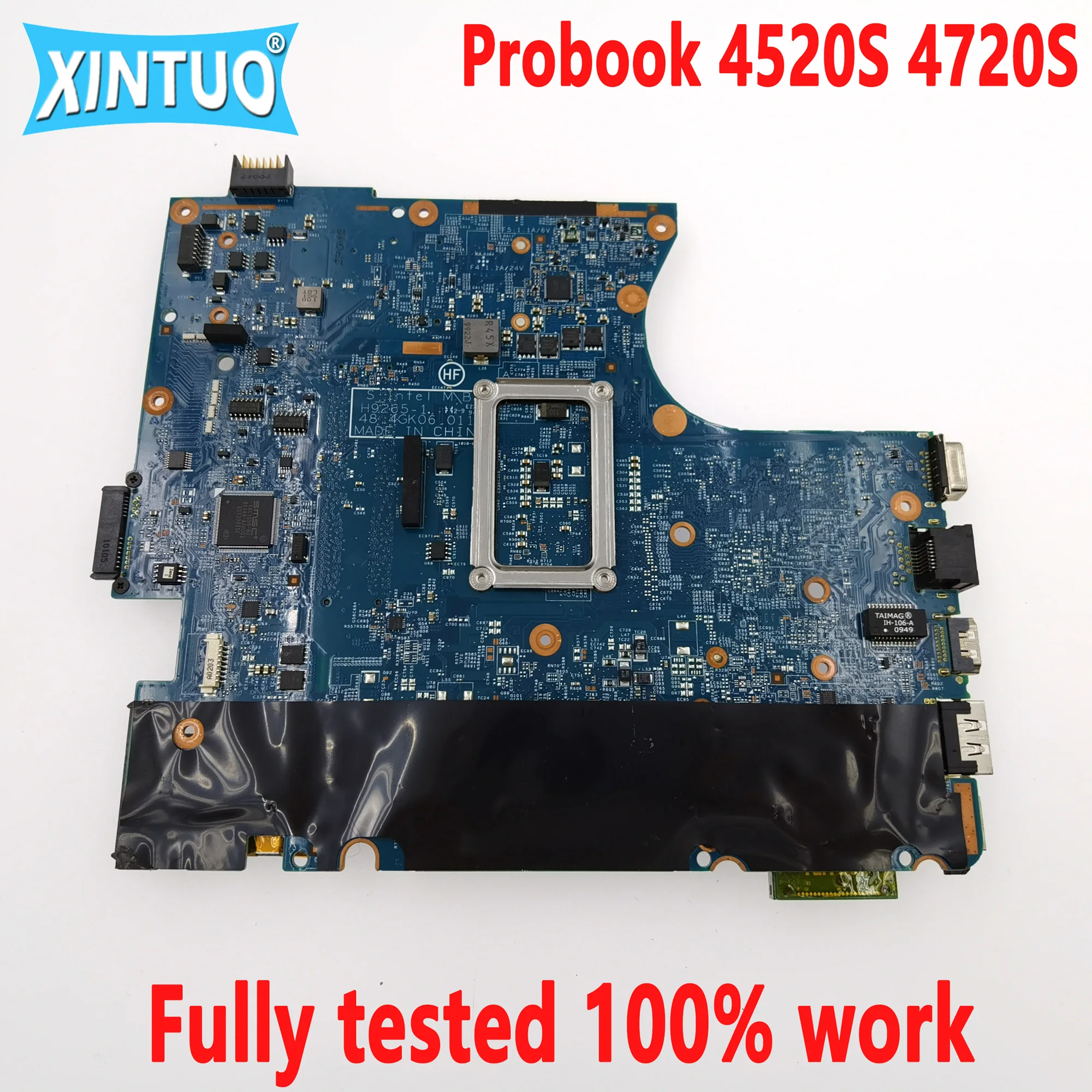 Motherboard para hp Probook 4520s 4720s Laptop Motherboard H92654 H92651 48.4gk06.041 Hm57 Ddr3 100 Teste 598667001 598667601 - Imagem 5