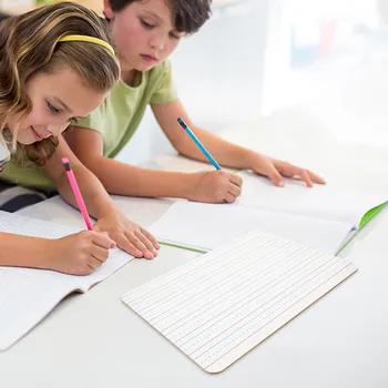 Lavagna Bianca Bifacciale Piccola, Lavagna Cancellabile a Secco in PVC e Legno, Lavagna Educativa per Scrittura, Disegno Creativo, per Adolescenti, Aule e Uffici