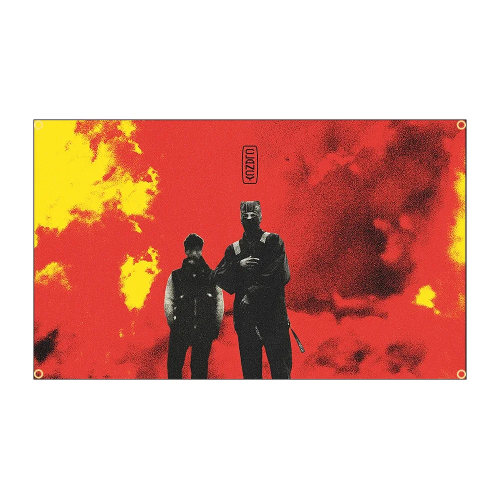 T-Twenty-One Pilots Decorative Polyester Band Flag Tapestry - Room Decor Banner