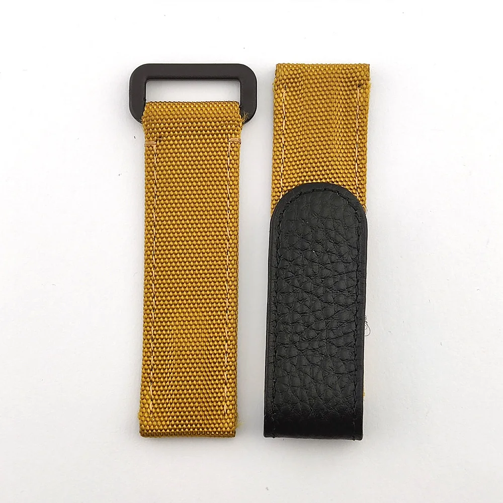 Nylon Velcro Watch Strap with Matching Carbon Fiber Case