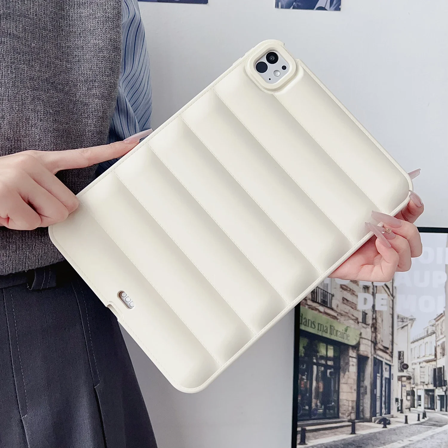 Soft Silicone Down Jacket Matte Tablet Cover Case