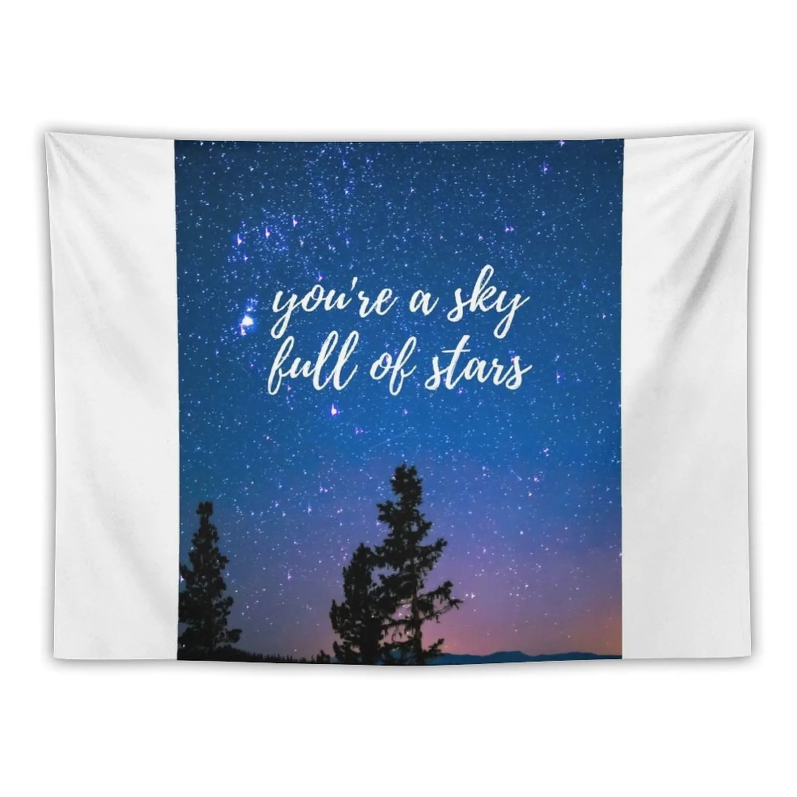 

sky full of stars Tapestry Tapete For The Wall Carpet On The Wall Tapestry
