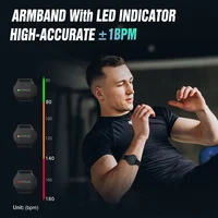 CYCPLUS Heart Rate Sensor Armband Wrist Belt Bluetooth ANT+ Fitness Monitor for Garmin Wahoo GPS Bike Computer 6