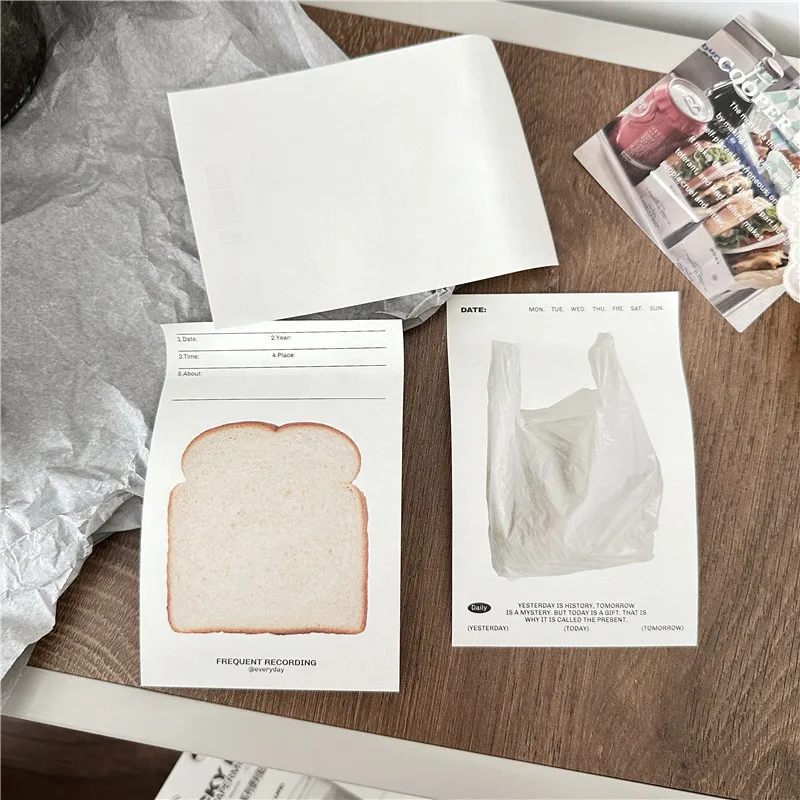 Cute Today's Happy Series Sticky Notes Creative Student Notes Life Sticky Notes Message N Times - 3