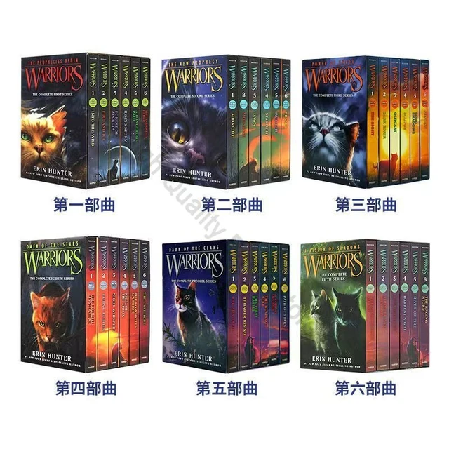 Warrior Cats Volume 1 to 12 Books Collection Set (The Complete First Series  (Warriors: The Prophecies Begin Volume 1 to 6) & The Complete Second Series  (Warriors: The New Prophecy Volume 7