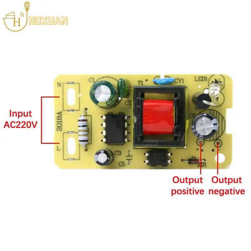 스위칭 전원 공급 모듈 어댑터, 스텝 다운 전원 공급 보드, AC 220V-DC 5V, 5V 2A