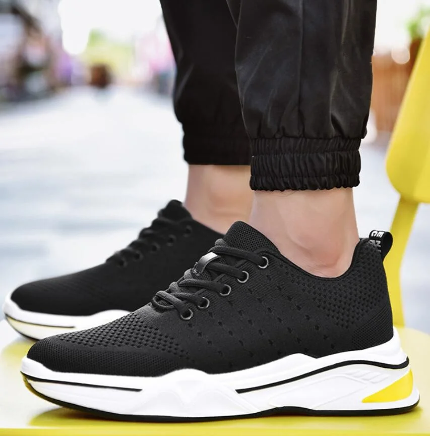 Modische Sneaker Mit Höhenverstellung 8cm Herren Freizeitschuhe_voghion.com