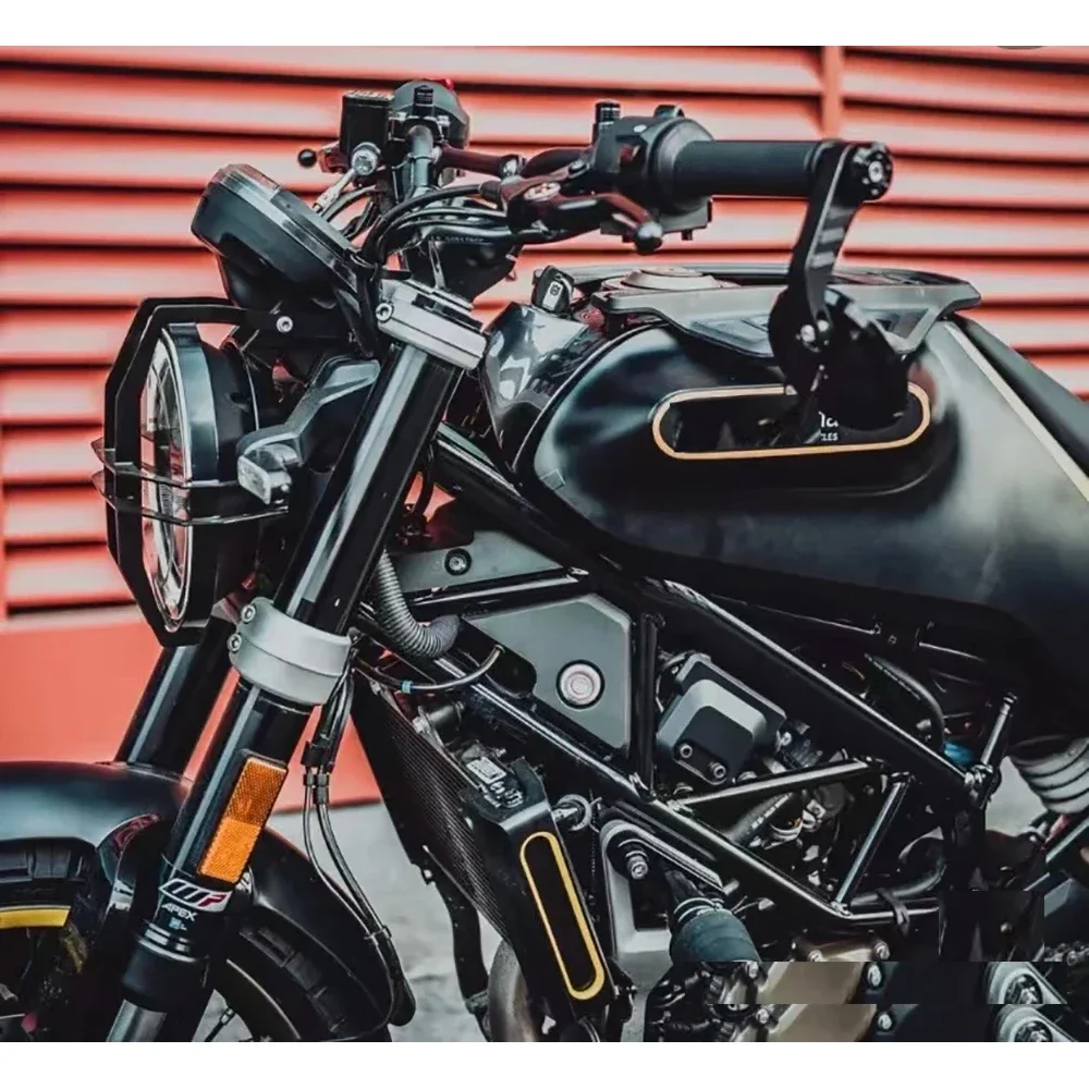for Svartpilen 401 250 Motorcycle Headlight Protection Cover husqvarna svartpilen 401 250_voghion.com