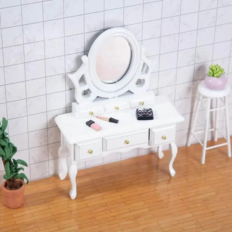 1PCS Dressing Table 1:12 Dollhouse Minatures Model  Accessories 4