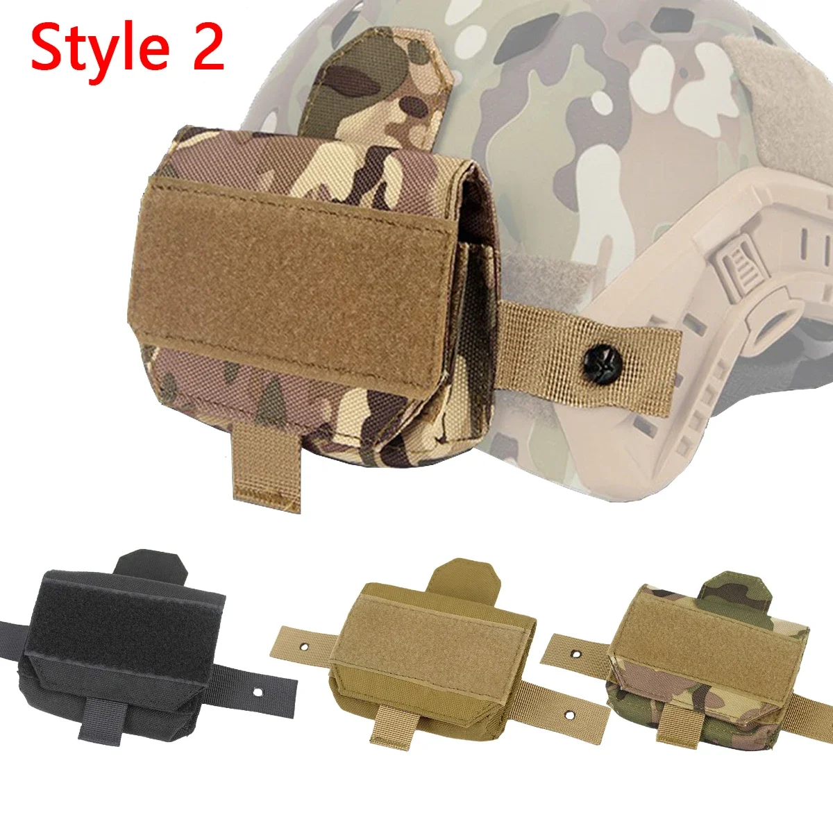Sac De Poids Universel Pour Casque Tactique, Sac De Poids Pour Casque D' Airsoft, Sac De Poids Universel Pour Casque NVG (CP