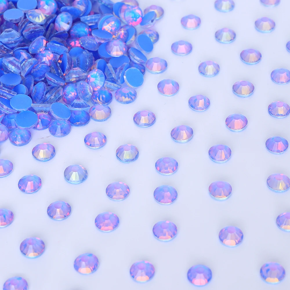 

Искусственный опал, не горячая фиксация, искусственное темно-синее стекло с плоской задней стороной, камни для ногтей, самодельные Украшения для ногтей, аксессуары для дизайна ногтей