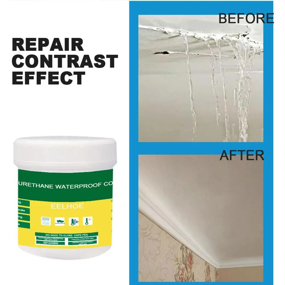 30/100/300g Innovative Sealer Mighty Paste Polyurethane Waterproof Coating Home Bathroom Roof High Bonding Strength Coating