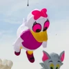 9KM 3.5m Duck Kite Line Laundry Kite Pendant Soft Inflatable Show Kite for Kite Festival 30D Ripstop Nylon with Bag 4