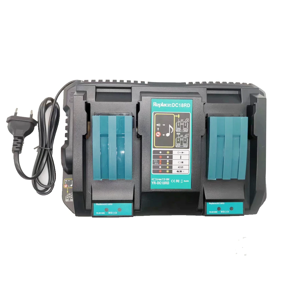 Tool Battery Charger 14.4V 18V 3A For BL1830 Bl1430 DC18RC DC18RA Li-Ion US EU Plug No USB battery charger battery charger adapter