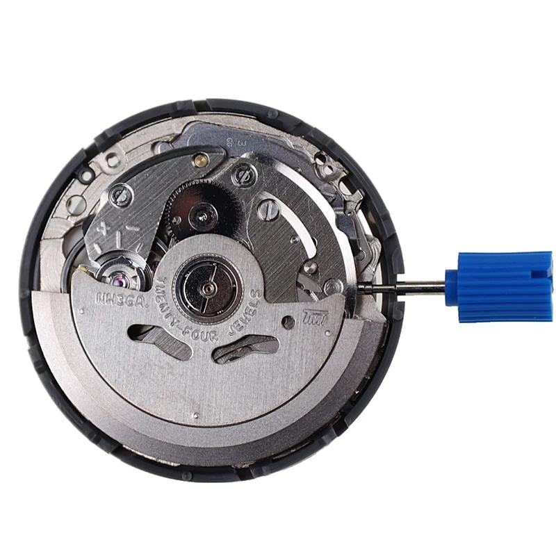 Watch Movement White Nh36a Three-dot Double Calendar Automatic Mechanical Movement At 3 At 3.8 for Skx007 SEIK Watch MODs Dial Repair NH36