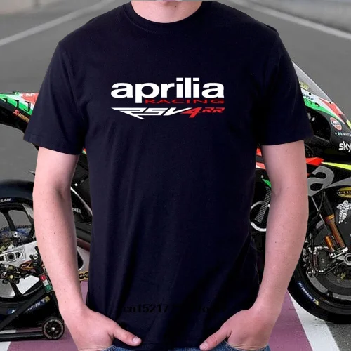 New Men-T-Shirt-Aprilia-Rsv4-Rr-Rf-T Shirt Size S - Xxl