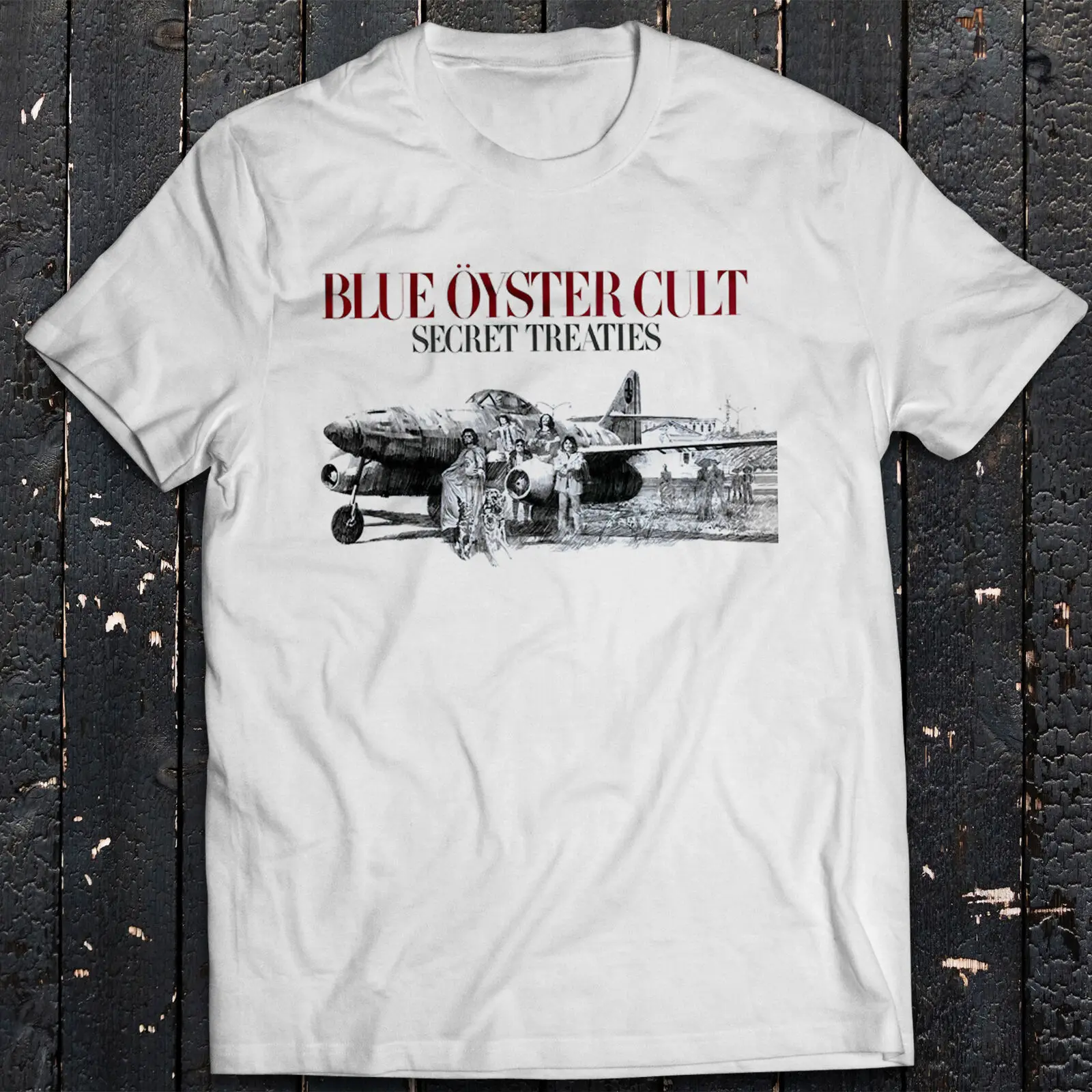 Classic Secret Treatals Blue Oyster Cult Shirt Buck Dharma Unisex Rock Tee