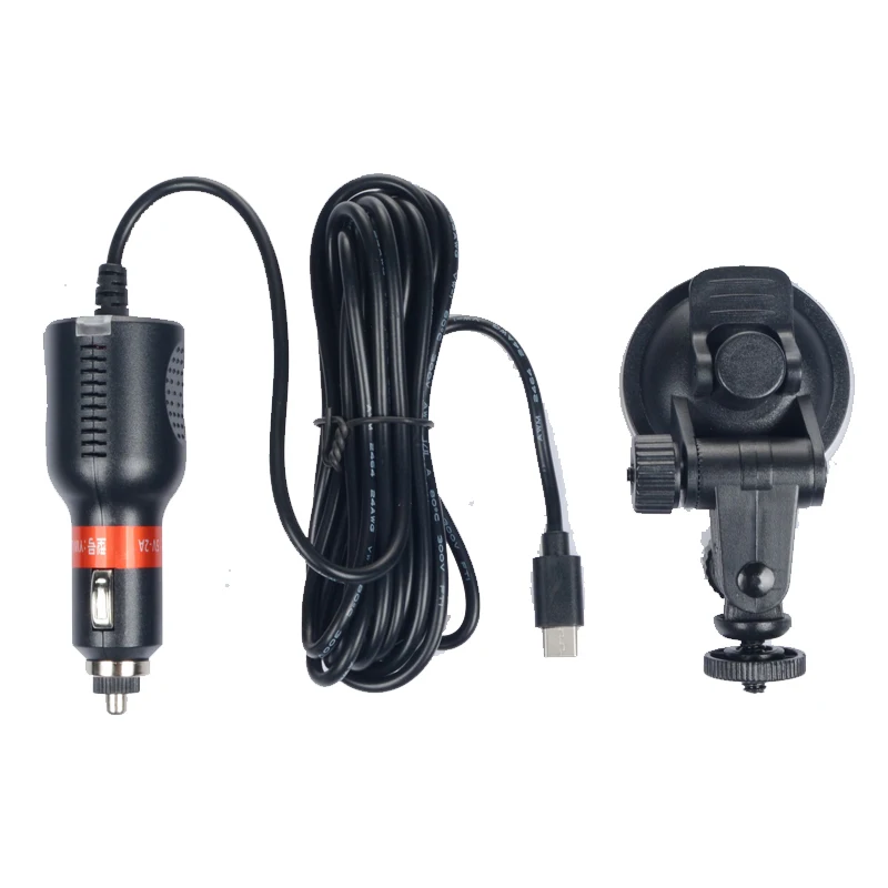 Car Charger Suction Cup Bracket Holder For SJCAM SJ4000 AIR SJ5000 SJ7 SJ6 M20 Action Camera Accessories