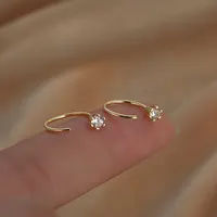 10mm Round Hoop Earrings 1