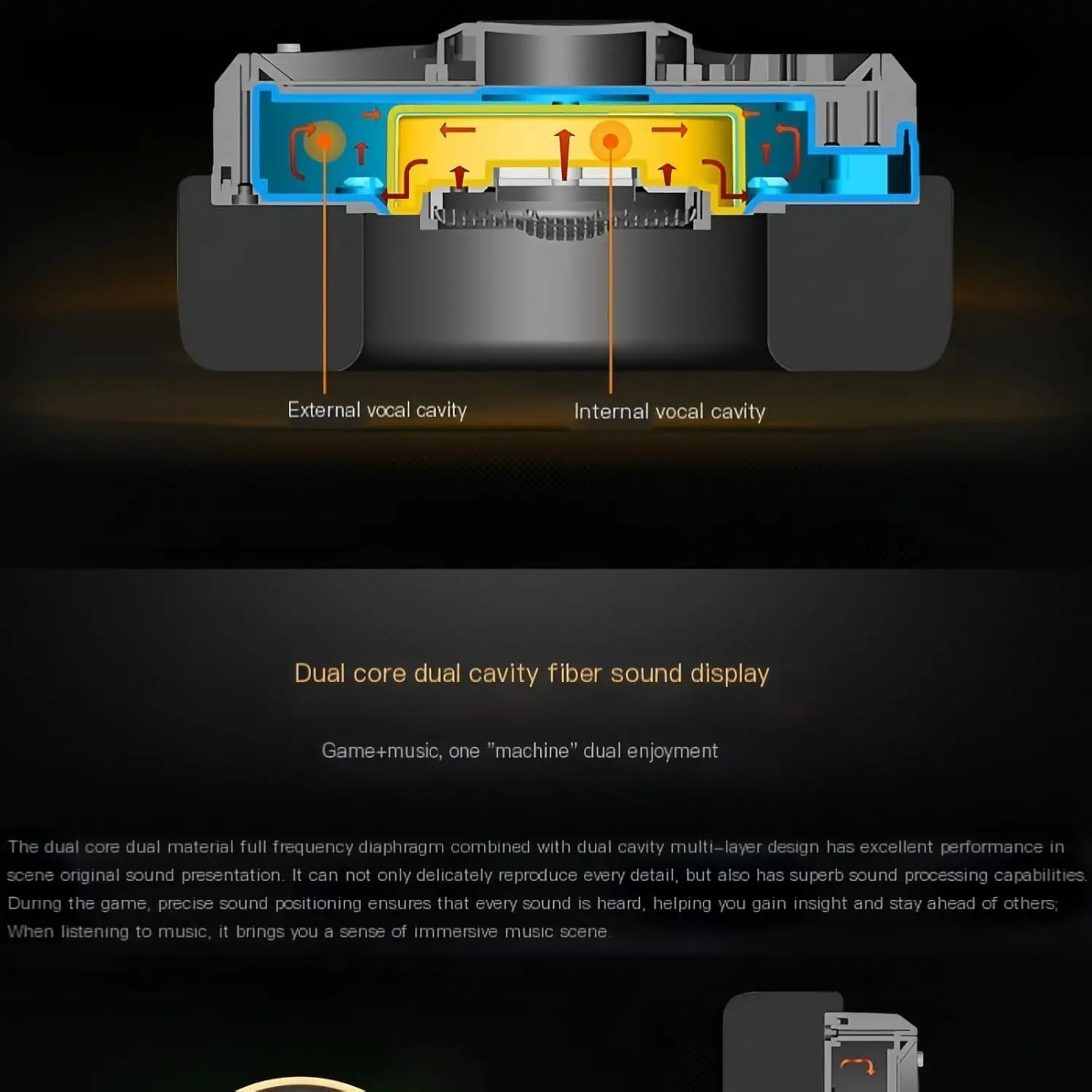 40mm Speaker Unit for Superlux HD-661 HD-651 HD-685 HD-660 PRO HD-440 HD-330 Headphone Driver Speaker Sound Unit Repair Part