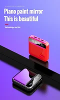 Mini Power Bank 300000mAh, chargeur portable, écran miroir, LED numérique, batterie externe pour iPhone Xiaomi Huawei Samsung 6