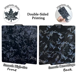 Enhanced Build Plate - Spring Steel Sheet with PEI Coating (257x257mm) - X1C With QR and Mat (Camouflage)