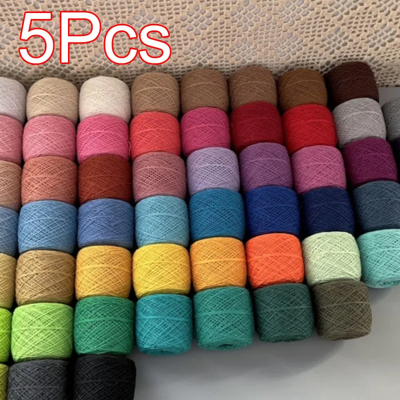 5개입 총 1250g 손뜨개 면사 크로셰 레이스사 1mm 실 크로셰 테이블 매트 가..