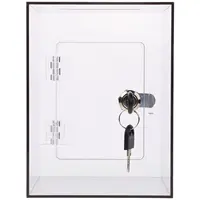 Acrylic Tip Box Clear Window Mailbox Letter Post Container Donation Boxes Fundraising Safe Light Wear Resistance Practical Long 1