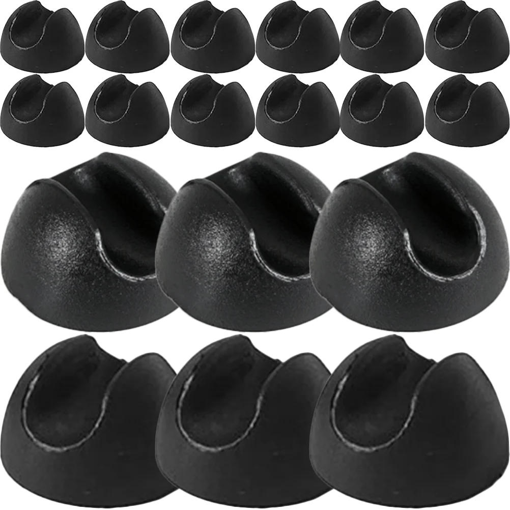 

20 Pcs Chair Feet Protectors Barrettes Furniture Legs Hairpin Table Pvc for