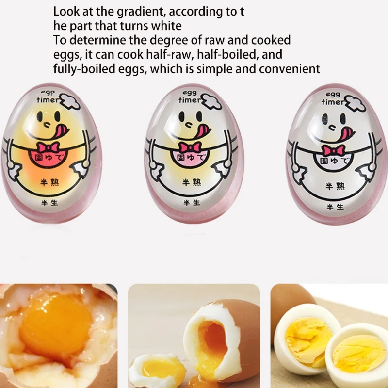 Egg Timer Sensitive Color for Hard & Soft Boiled Eggs Egg Cooker -  AliExpress