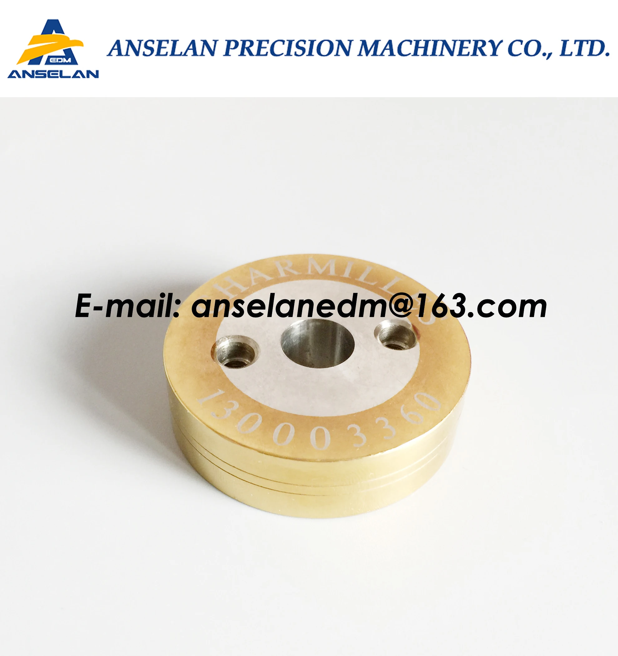 

130003360 edm Right Pinch Roller Grooved (2-Groove) C408 Ø50xØ12x14t for ROBOFIL 290,300,310,500,510,690 130.003.360 Upper Rolle