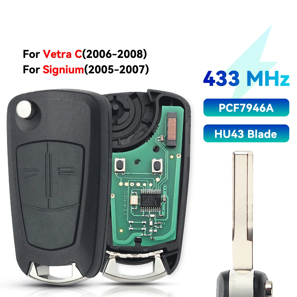 Chiave Telecomando Per Opel/Vauxhall Astra Corsa Insignia Zafira 2009 2010 2011 2012 Chevrolet Cruze Buick