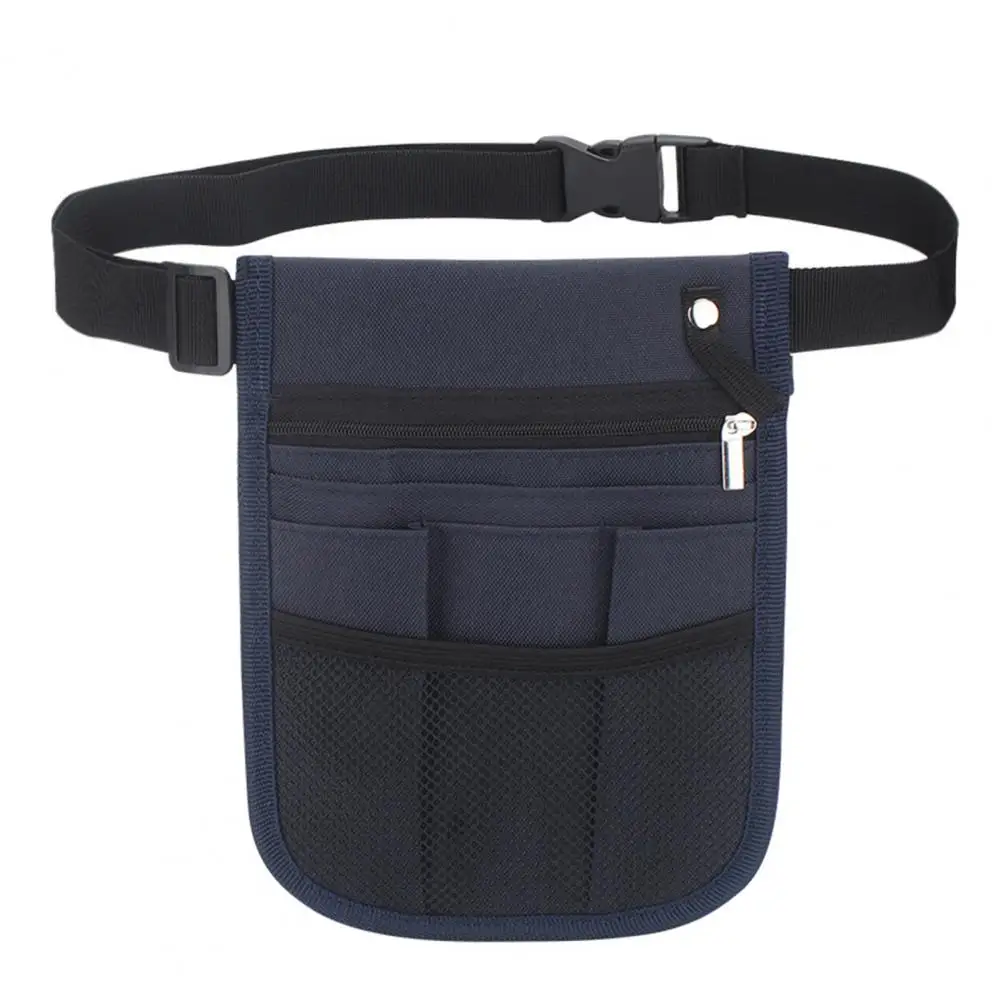 Sac Banane Pour Infirmière / Soignant - Poches Multiples, Réglable - Tissu Oxford Léger - Idéal Pour Outils Et Matériel - 3