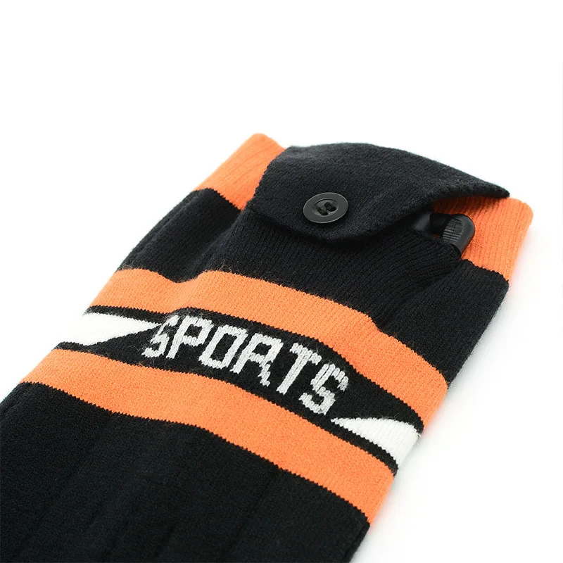 Heated Long Socks APP Control Triple Temperature Level Adjustment 5000mAh USB Charging Winter Warm Sports Sock For Outdoor Sport