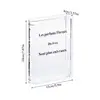 Glass Book Vase Acrylic Clear Book Shaped Unique Vase Artistic And Cultural Flavor Home Decor Products Creative Shaped For Home 6