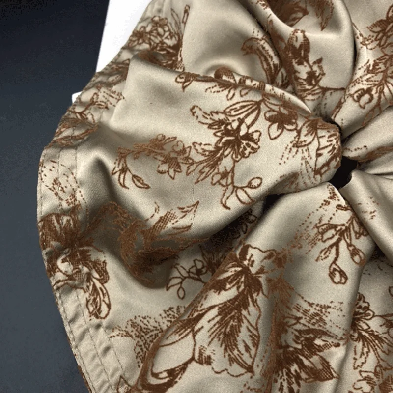 Retro Satin Samt Haargummi Für Damen Elegantes Haarband_voghion.com