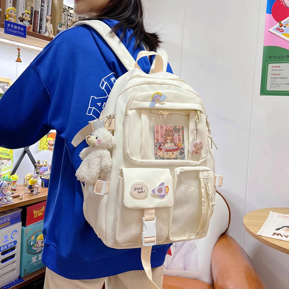 Sac à dos esthétique japonais mignon étudiant collège sacs d'école