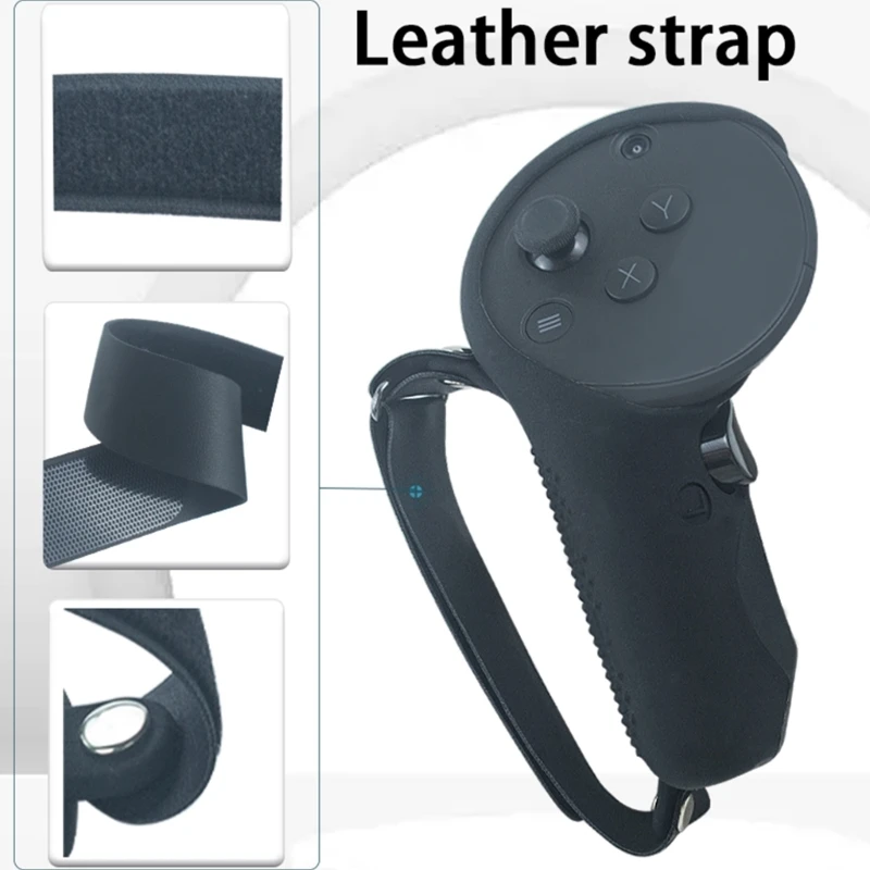 

Силиконовая крышка для контроллера виртуальной реальности, крышка для ручки квеста Pro, защитная крышка для ручки виртуальной реальности, крышка для контроллера от грязи