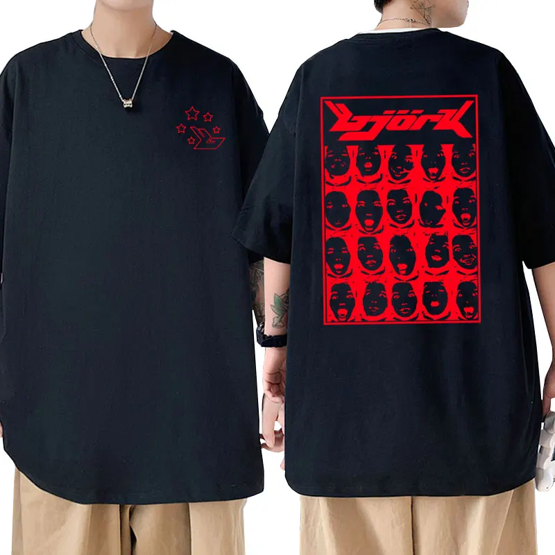 

Singer Bjork Army of Me Post Music Album Art Aesthetic Graphic Tshirt Unisex Fashion T Shirt Men Women Hip Hop Oversized T-shirt