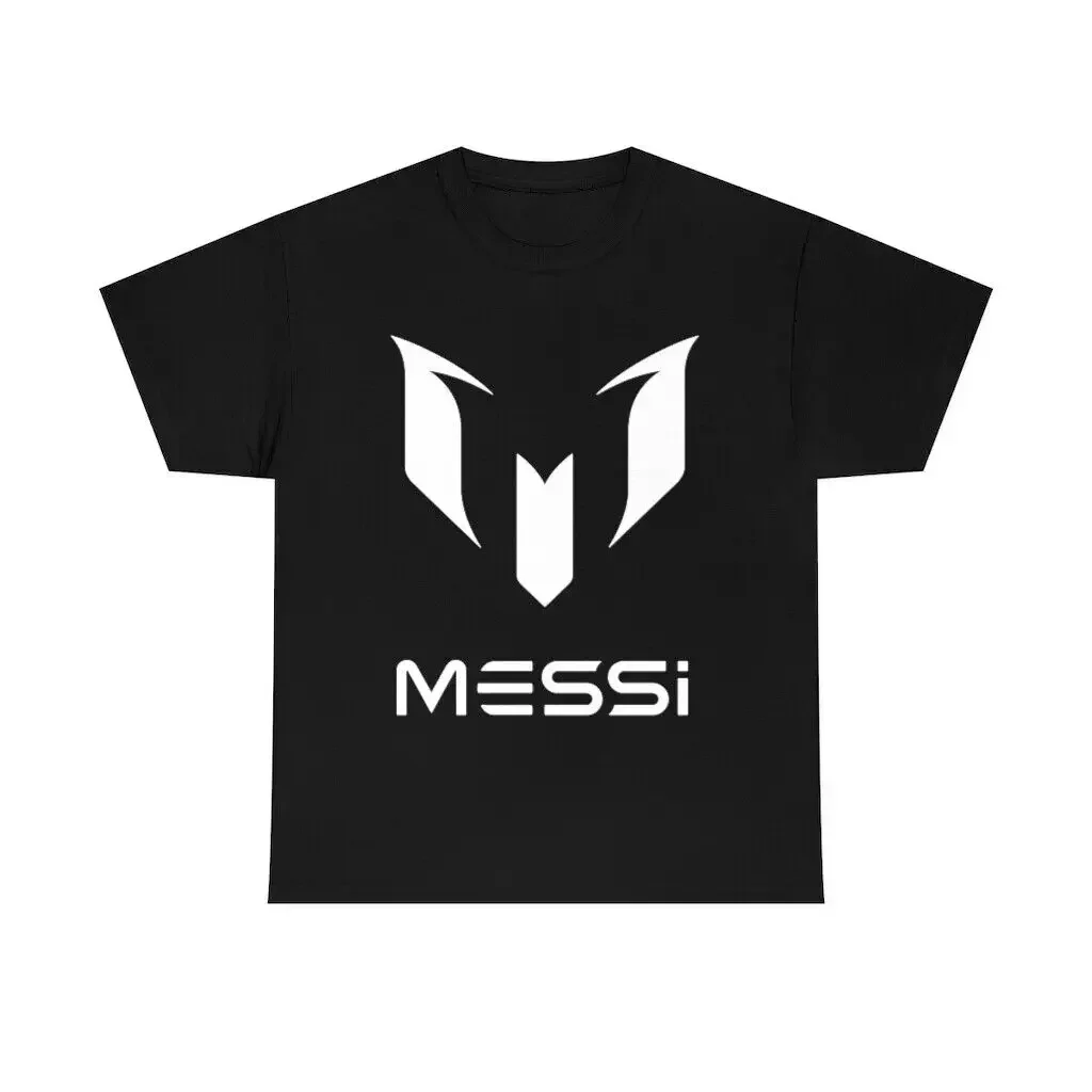 T-Shirt Con Logo Bianco Messi T-Shirt Con Logo Messi Argentina Football Star Tee