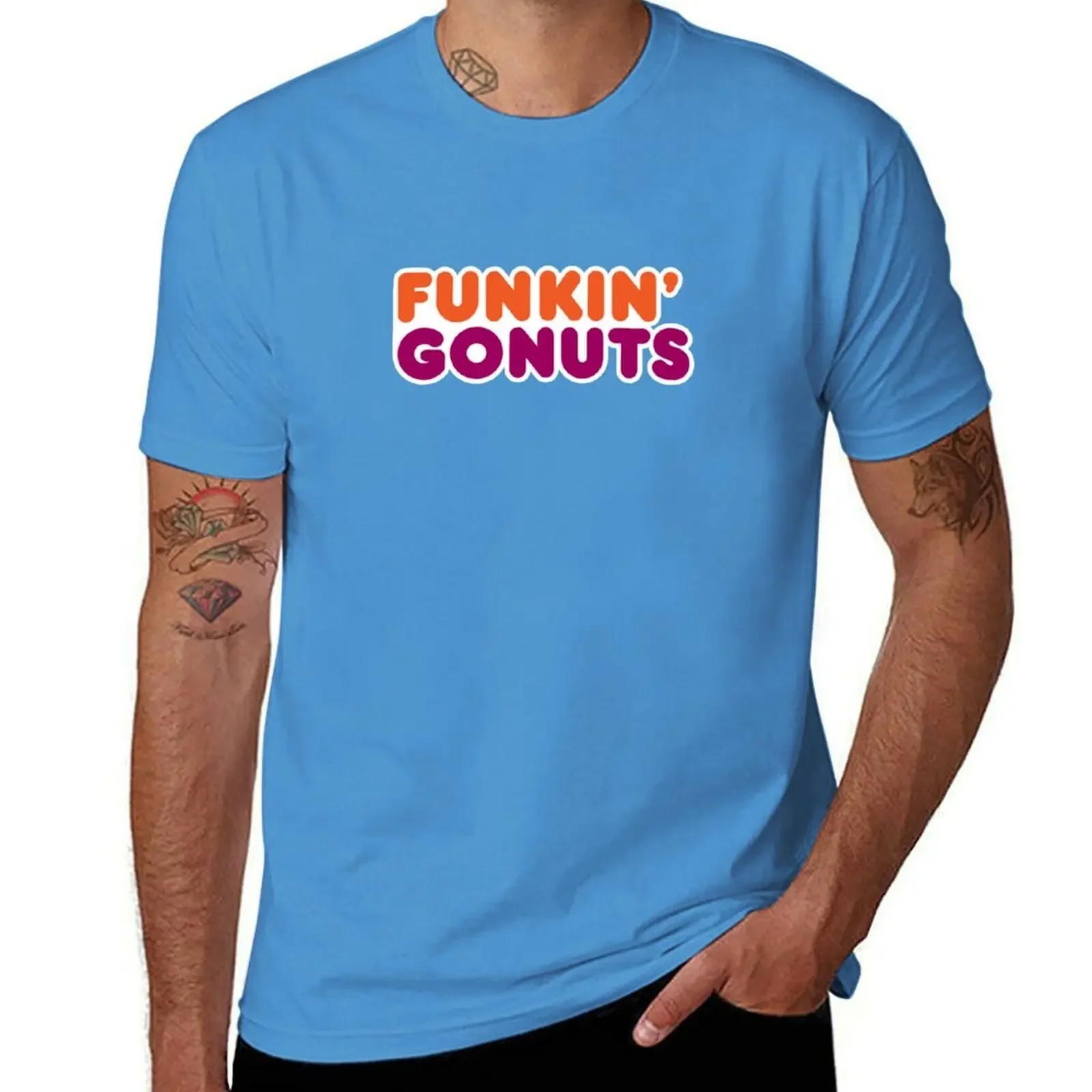 

funkin go nuts T-shirt sports fans vintage clothes mens graphic t-shirts hip hop