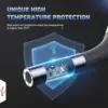 360° Joystick Articulating Borescope 6.2mm IP67 Waterproof Probe 4 Ways IPS Automotive Endoscope Inspection Camera with 6 2