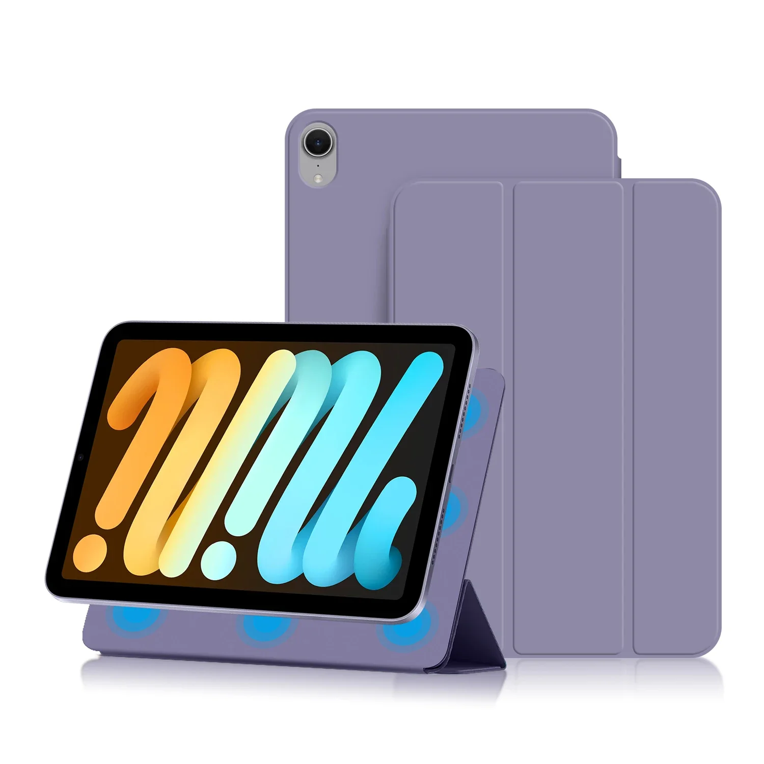 Premium Magnetic Leather Smart Tablet Case with Foldable Cover