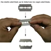 1set Men Straight Barber edge Razors Folding Shaving Knife Hair Removal Tools With 10pcs Blades 4