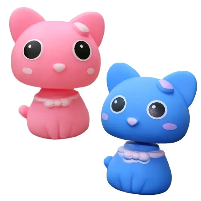 Auto Armaturenbrett Katze - Wackelkopf Ornament Aus Harz, Süße Dekoration