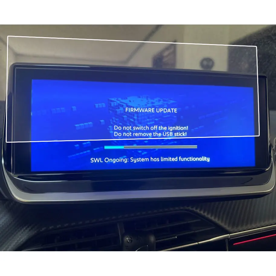 

Для peugeot 208 2023 10 дюймов GPS навигация ЖК-экран закаленное стекло Защита от царапин пленка аксессуары для интерьера