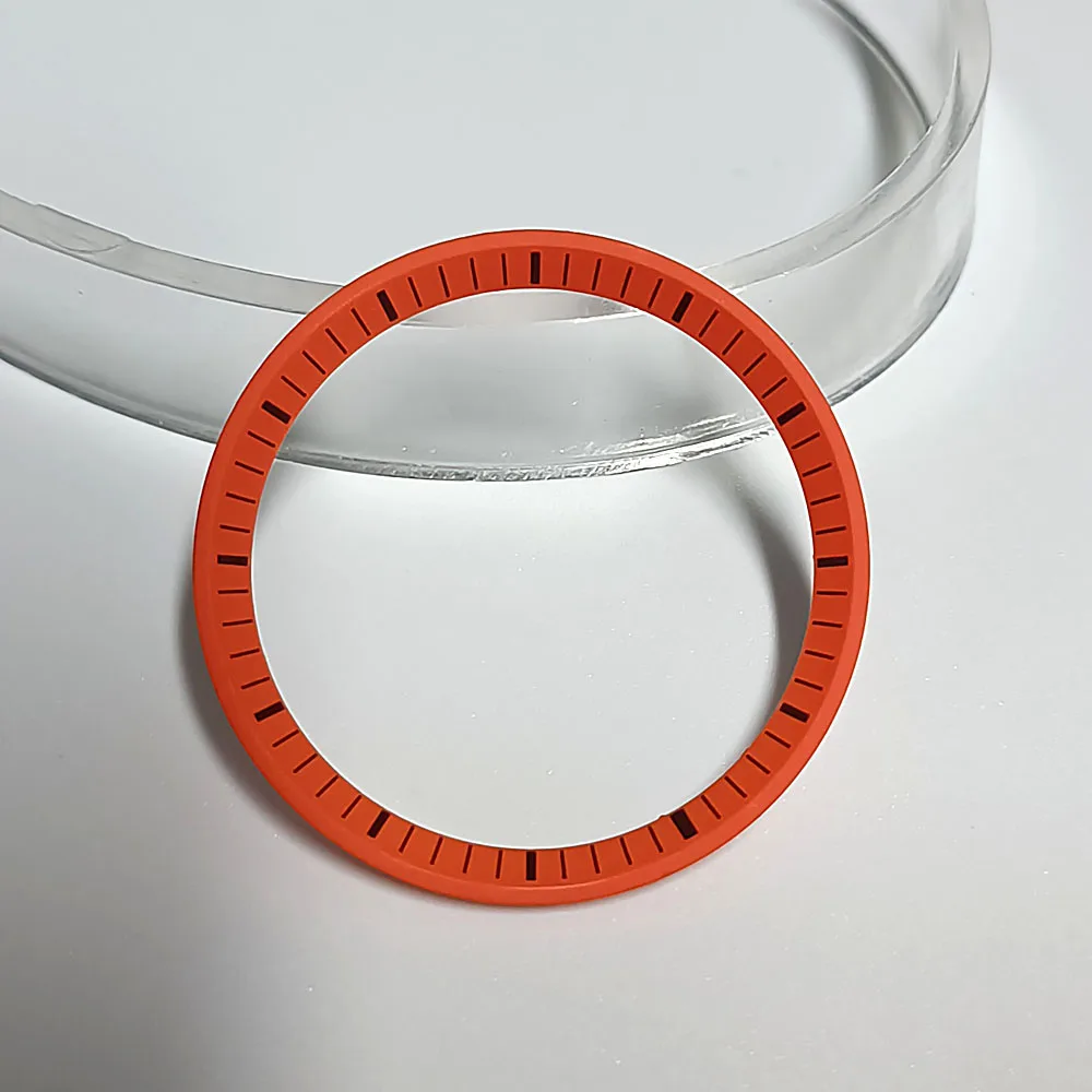 NH35/36 Watch Chapter Ring Fit SRPE Case Replace Hard plastic inner ring,Size 32.3*27.5mm