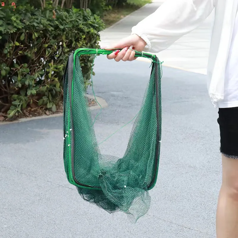 Fishing Net 1pc Foldable 8-Hole for Catching Shrimp Crab Lobster and Fish Lightweight Durable Trap for Easy Fishing fishing net