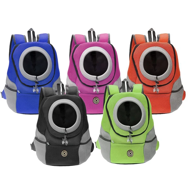 Double Shoulder Portable Outdoor Pet Bag For Dogs Travel Breathable Dog Bag Outdoor Dog Carrier Bag Pet Carrying Supplies 2